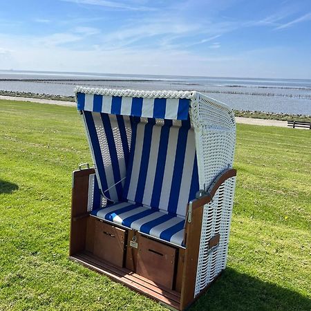 Fewo Schroeder - Bude 63A - Mit Strandkorb Am Meer - Inklusive Bettwaesche Und Handtuecher Westerdeichstrich Ngoại thất bức ảnh