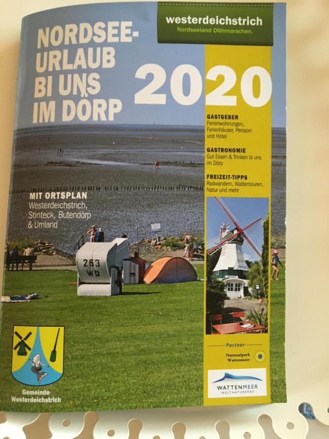 Fewo Schroeder - Bude 63A - Mit Strandkorb Am Meer - Inklusive Bettwaesche Und Handtuecher Westerdeichstrich Ngoại thất bức ảnh